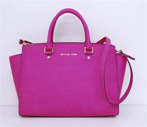 michael kors outlet pink purse|michael kors purses hot pink.